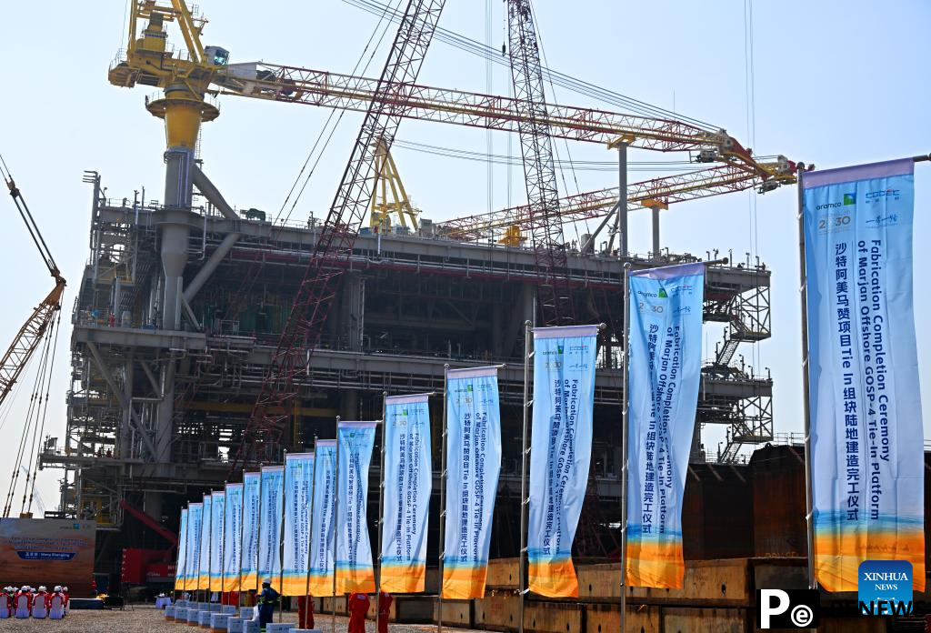 in Platform built by COOEC completed in Qingdao