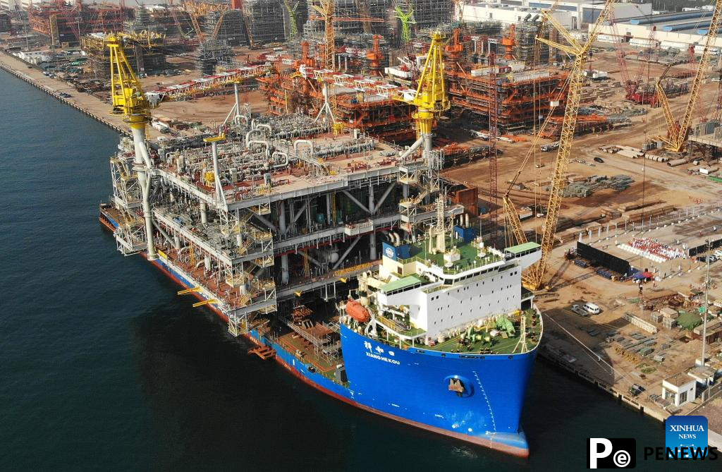 in Platform built by COOEC completed in Qingdao