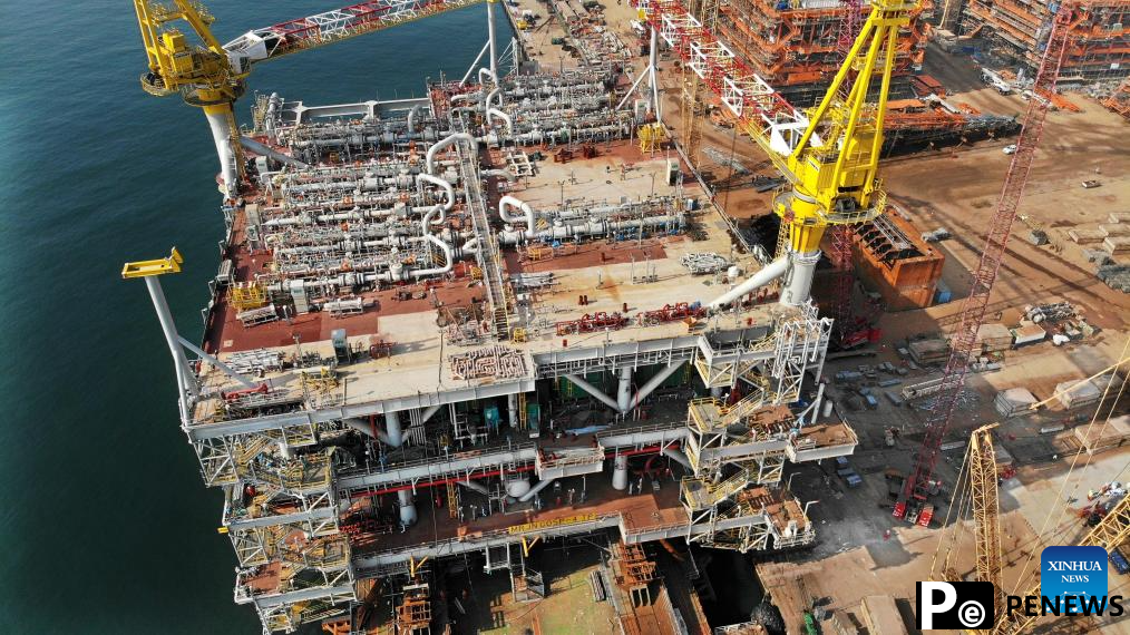in Platform built by COOEC completed in Qingdao
