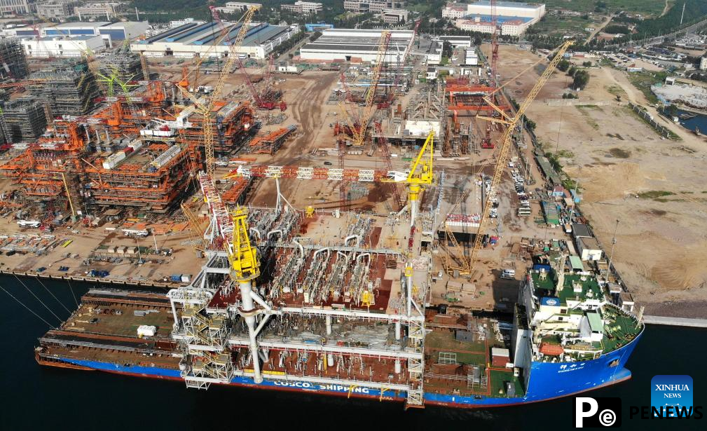 in Platform built by COOEC completed in Qingdao