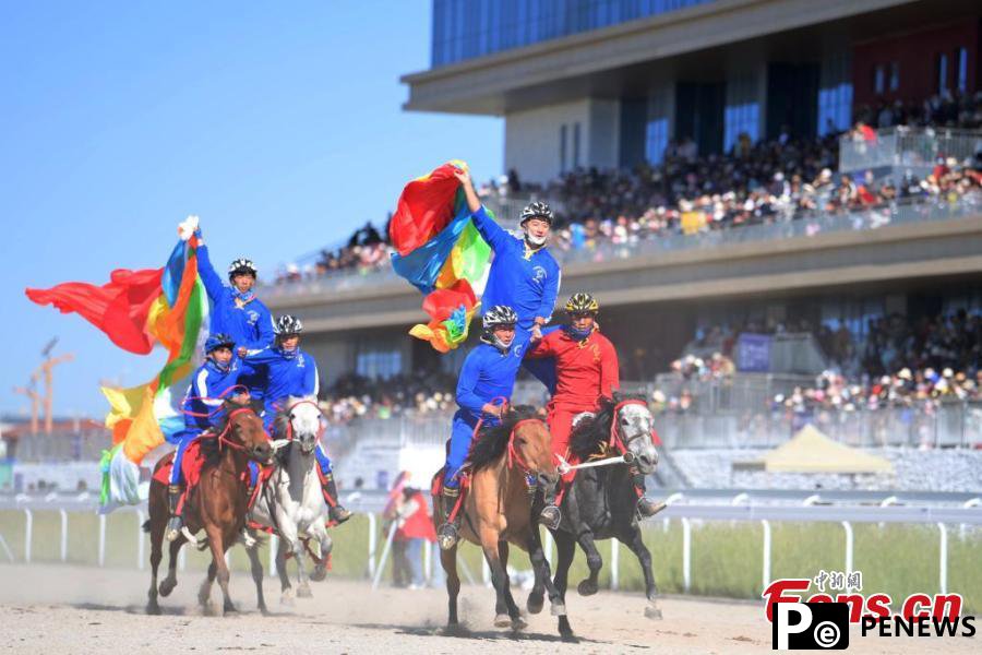 Gesar horse racing festival celebrated in Gansu