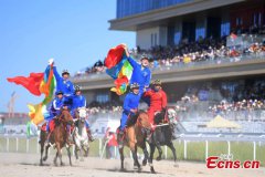 Gesar horse racing festival celebrated in Gansu