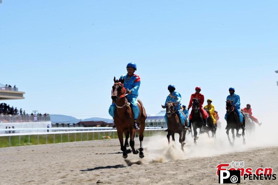 Gesar horse racing festival celebrated in Gansu