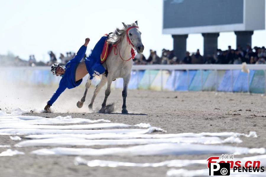 Gesar horse racing festival celebrated in Gansu
