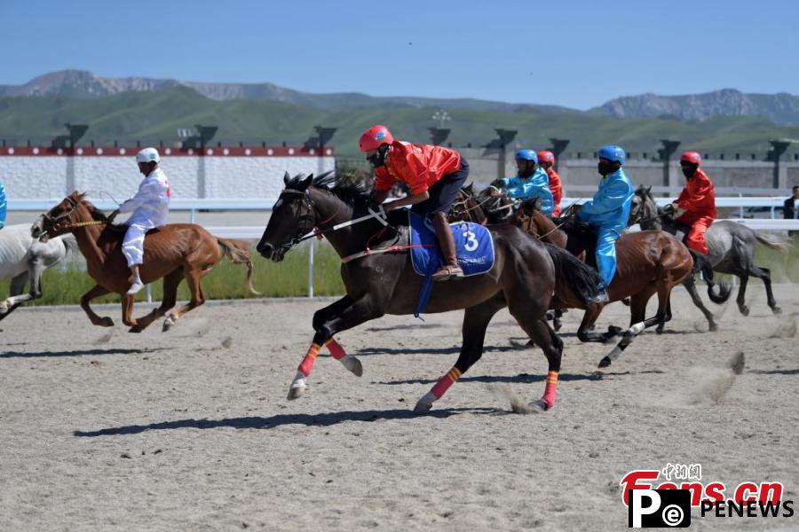 Gesar horse racing festival celebrated in Gansu