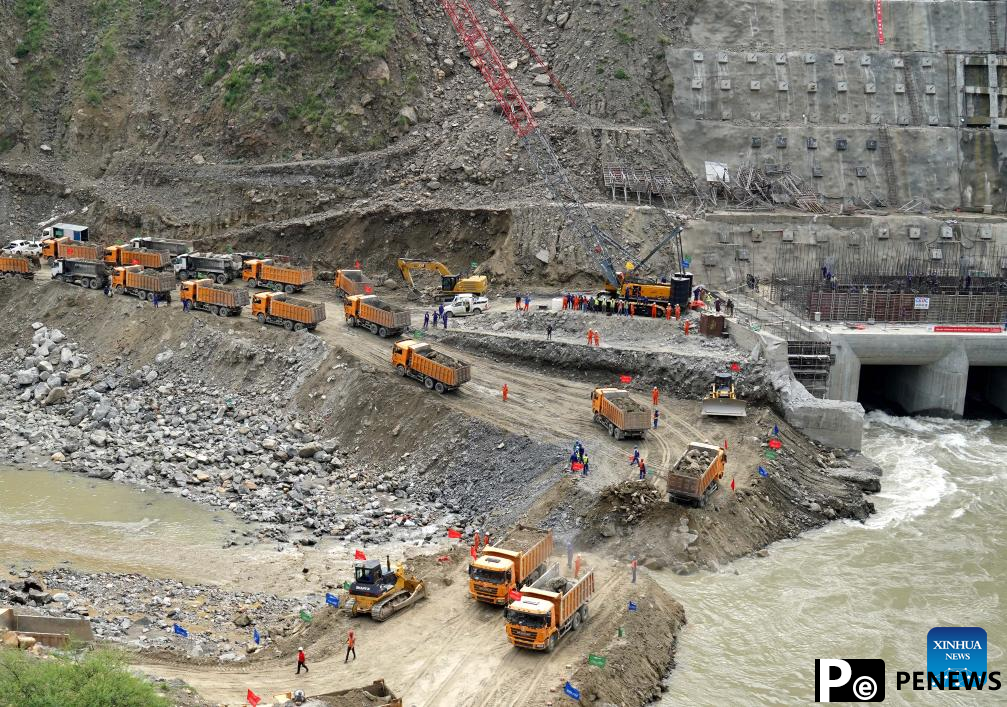 built hydropower project achieves river closure in NW Pakistan