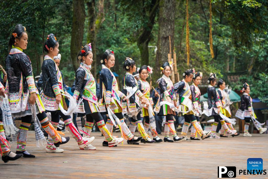 In pics: beautiful scenery, joyful life in Basha Village, SW China