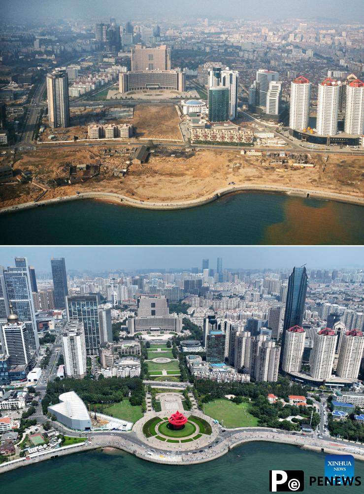 City view of Qingdao, E China