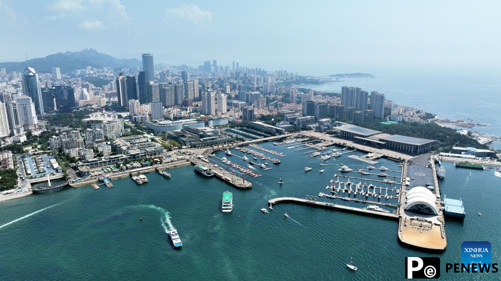 City view of Qingdao, E China
