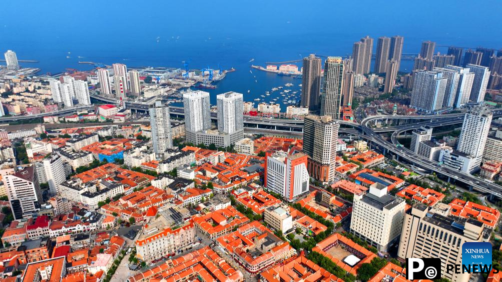 City view of Qingdao, E China