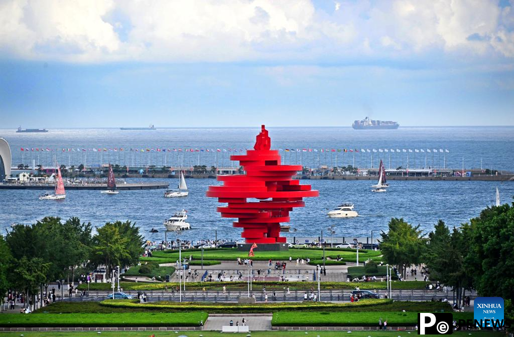 City view of Qingdao, E China