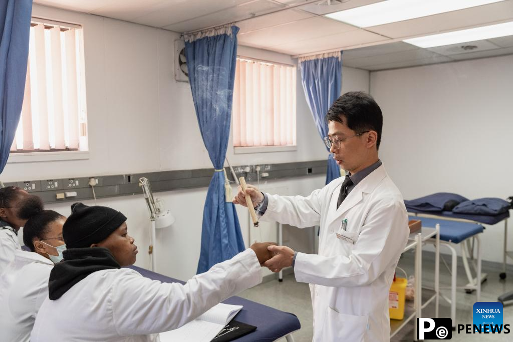 Acupuncture teacher promotes TCM in South Africa