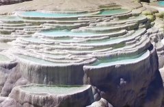 Stunning scenery of spring water terraces in Shangri-La, SW China's Yunnan