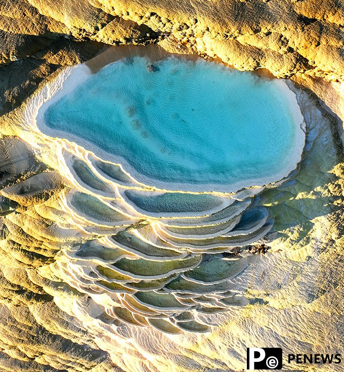Stunning scenery of spring water terraces in Shangri-La, SW China