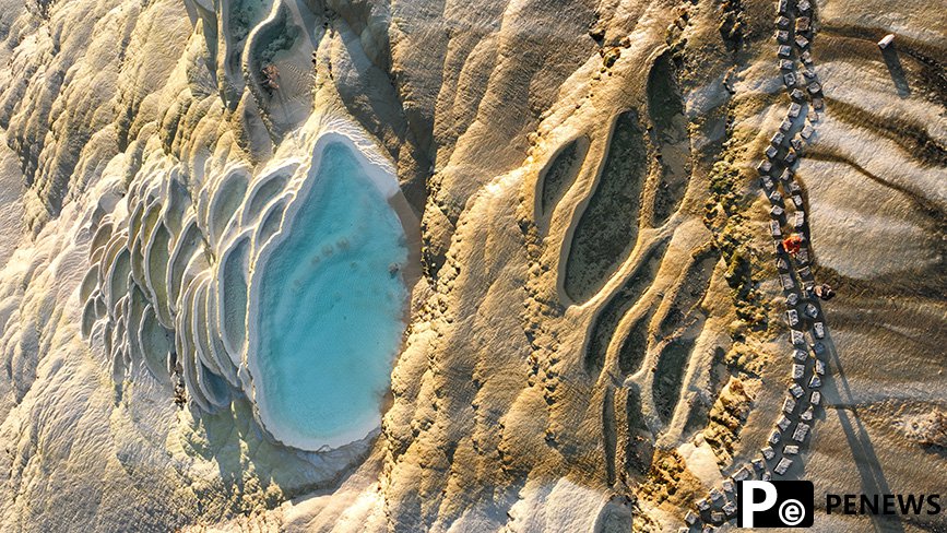 Stunning scenery of spring water terraces in Shangri-La, SW China