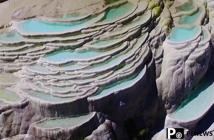 Stunning scenery of spring water terraces in Shangri-La, SW China