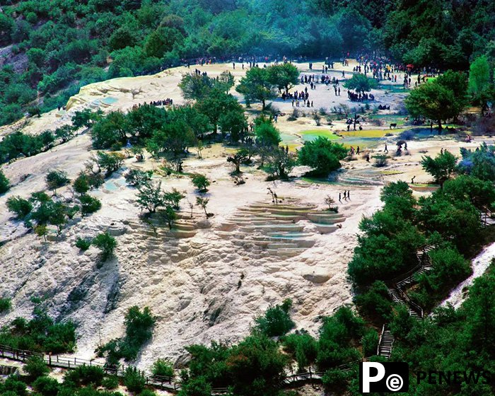 Stunning scenery of spring water terraces in Shangri-La, SW China