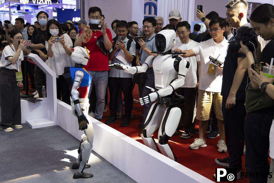 powered robots steal the show at World Robot Conference in Beijing