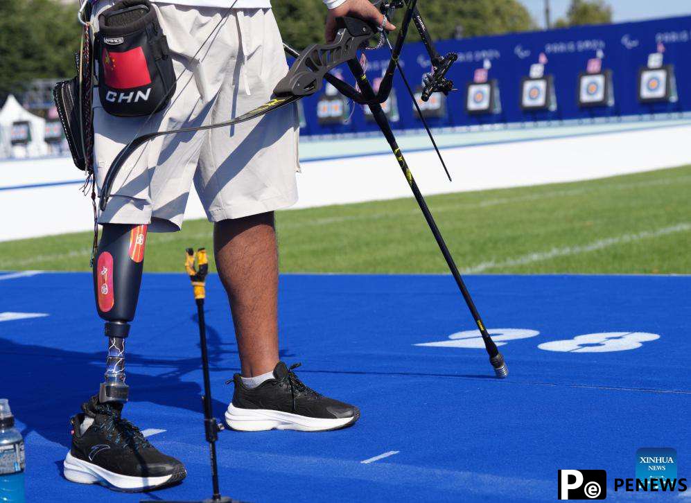 Athletes take part in training session ahead of Paris 2024 Paralympic Games