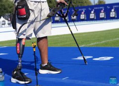 Athletes take part in training session ahead of Paris 2024 Paralympic Games