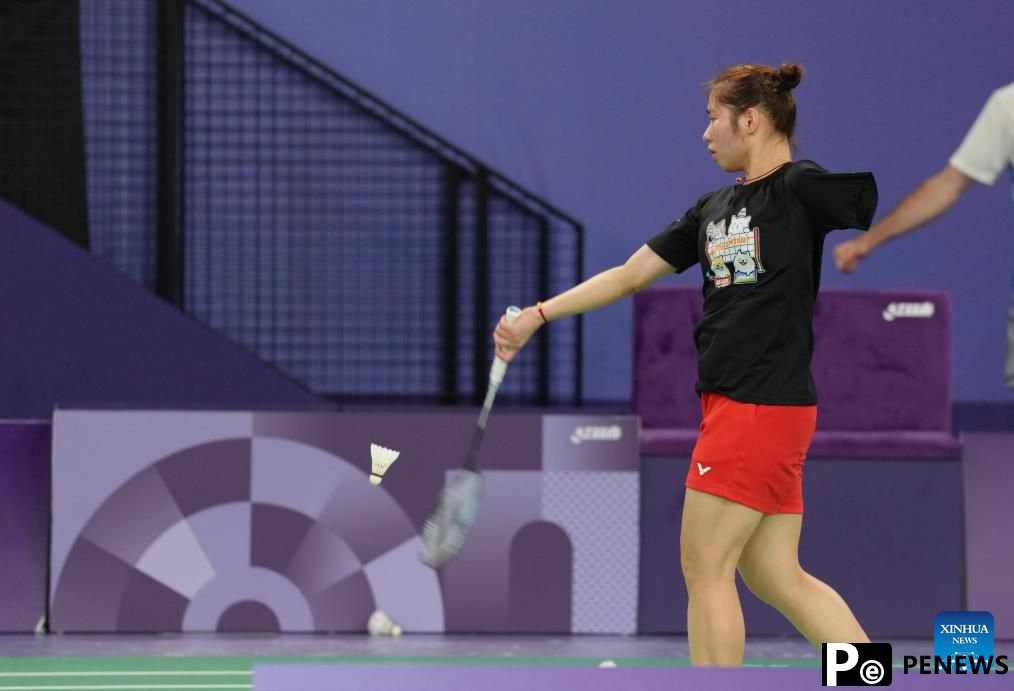 Athletes take part in training session ahead of Paris 2024 Paralympic Games
