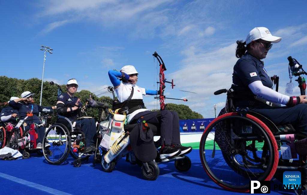 Athletes take part in training session ahead of Paris 2024 Paralympic Games