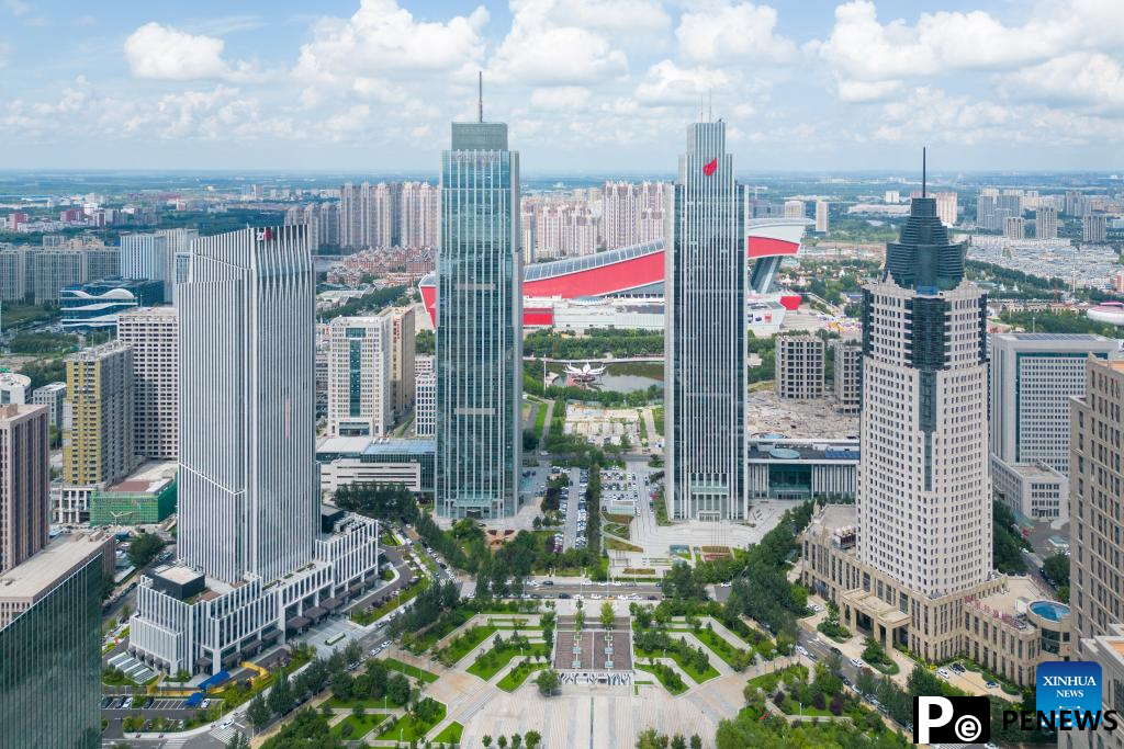 Aerial view of Harbin, China