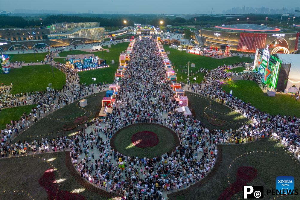 Aerial view of Harbin, China