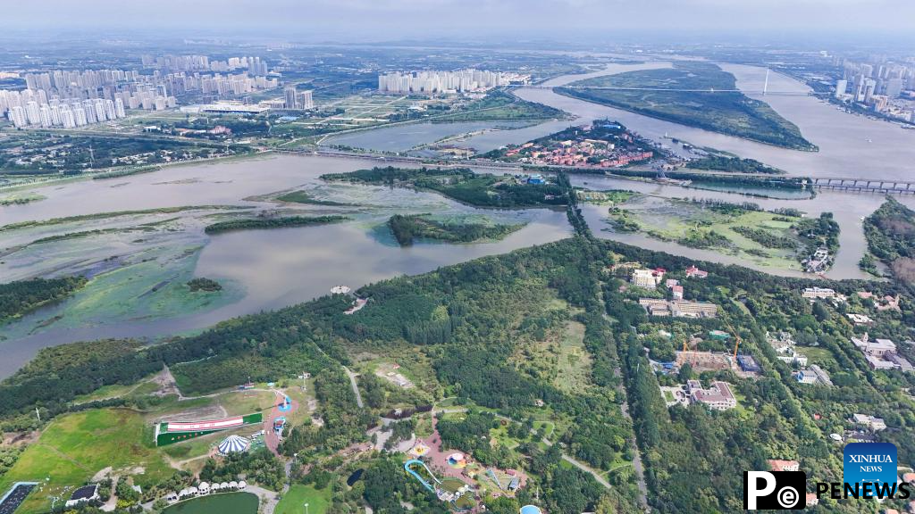Aerial view of Harbin, China