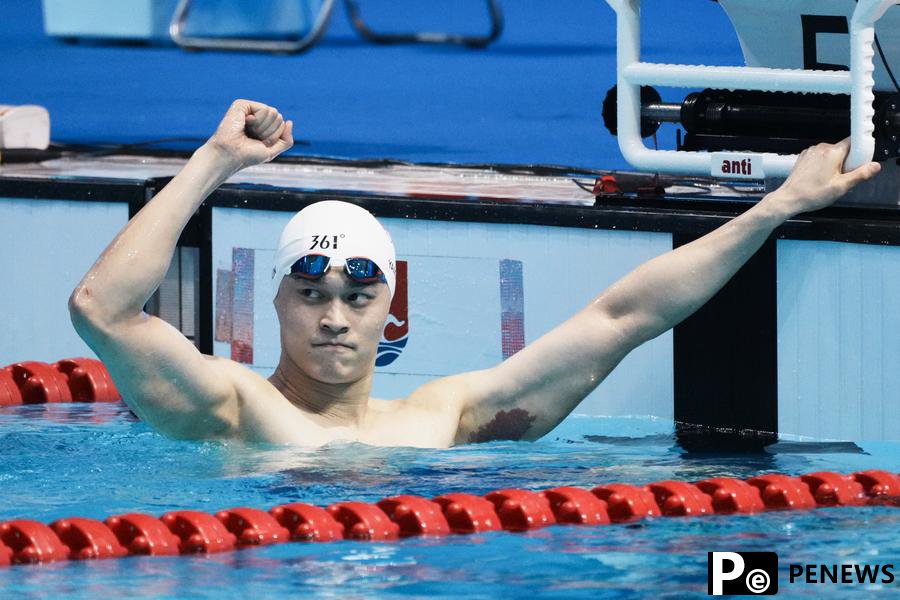 Chinese swimmer Sun Yang makes triumphant return after serving out 51