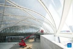 Main structure of Asia's largest underground transportation hub completed