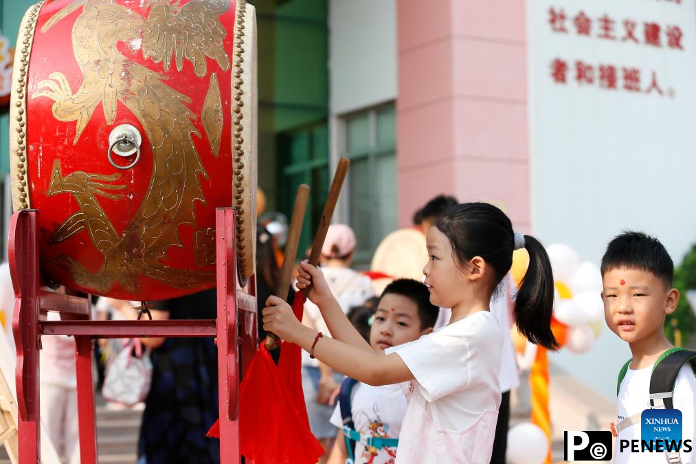 Schools across China host activities to mark start of new semester