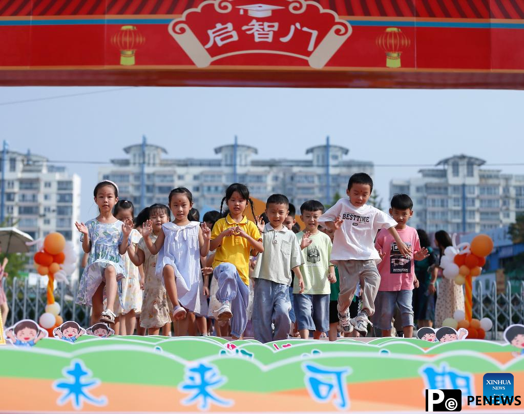 Schools across China host activities to mark start of new semester