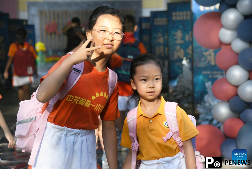 Schools across China host activities to mark start of new semester