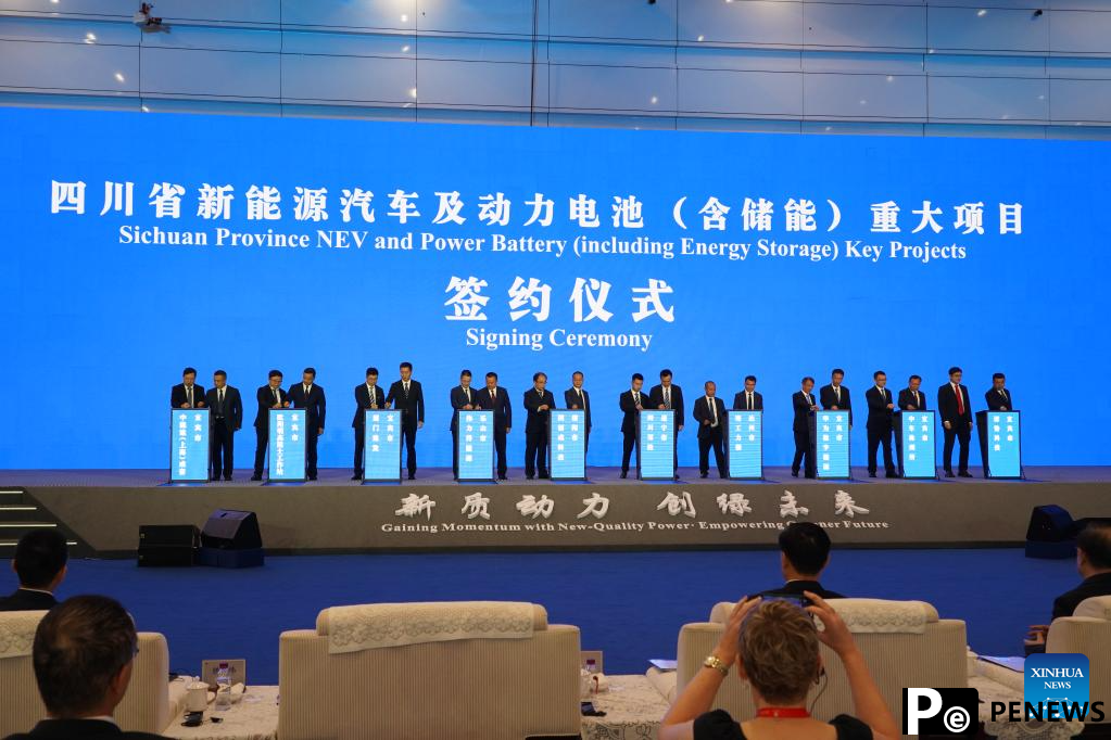 2024 World Power Battery Conference kicks off in Yibin, SW China