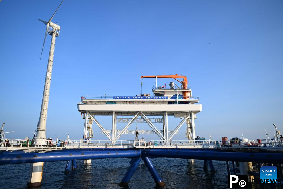 fishery integrated project starts operation in Shanwei, Guangdong