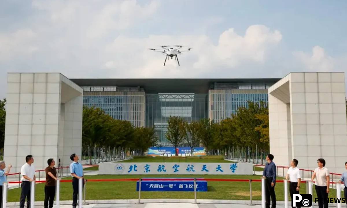 rotor drone successfully debuts