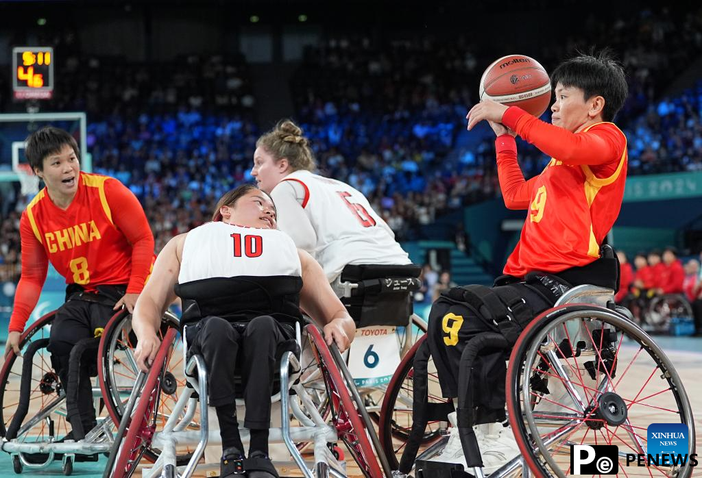 Wheelchair basketball at Paralympic Games: Canada vs. China