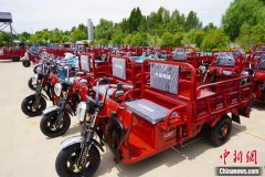 Chinese electric tricycles win consumers overseas