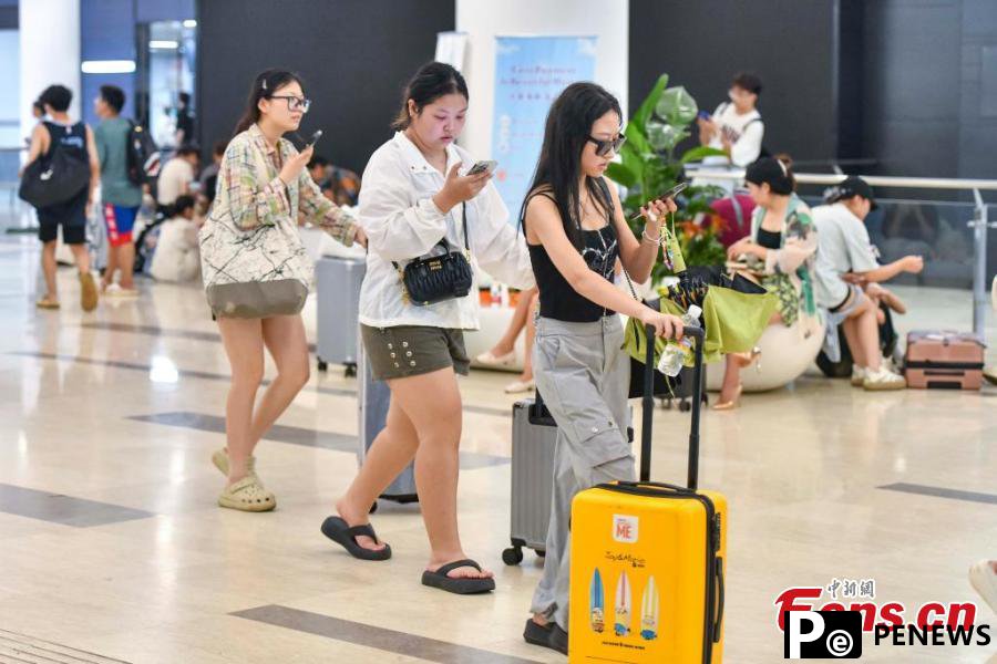 Airport in Haikou resumes operation after super typhoon