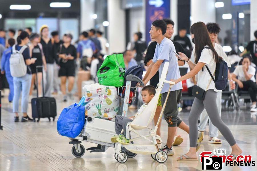 Airport in Haikou resumes operation after super typhoon