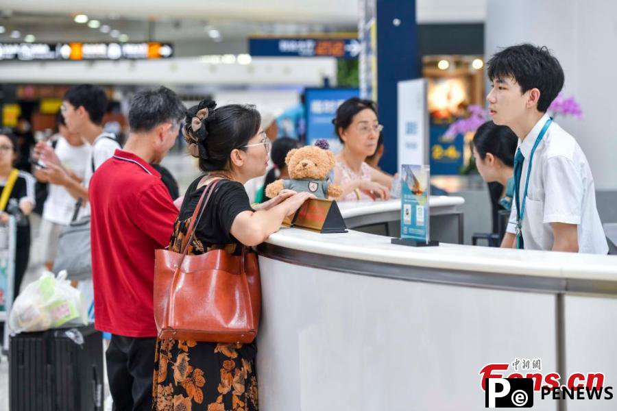 Airport in Haikou resumes operation after super typhoon