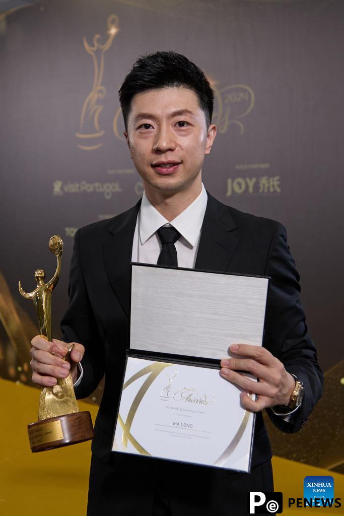 Chinese table tennis great Ma Long wins ANOC Outstanding Sporting Career Award