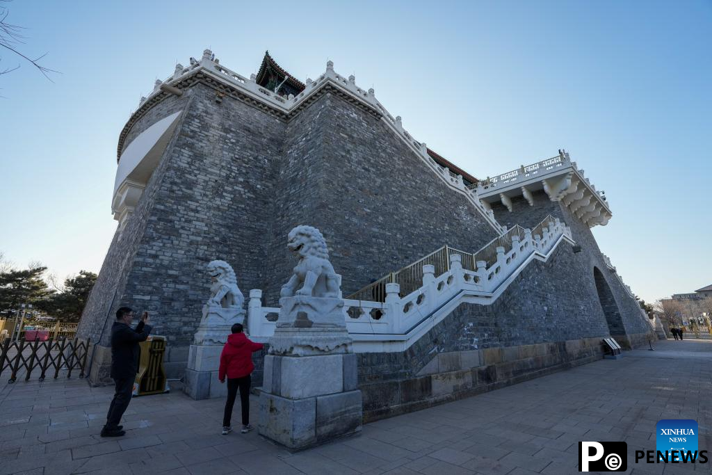 Zhengyangmen Archery Tower in Beijing reopens to public