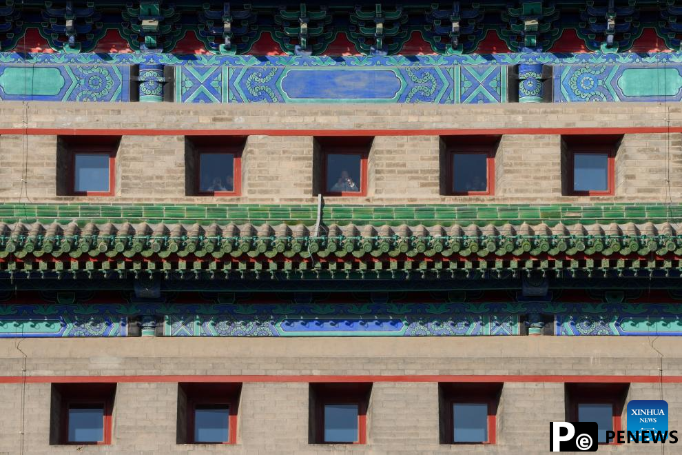 Zhengyangmen Archery Tower in Beijing reopens to public