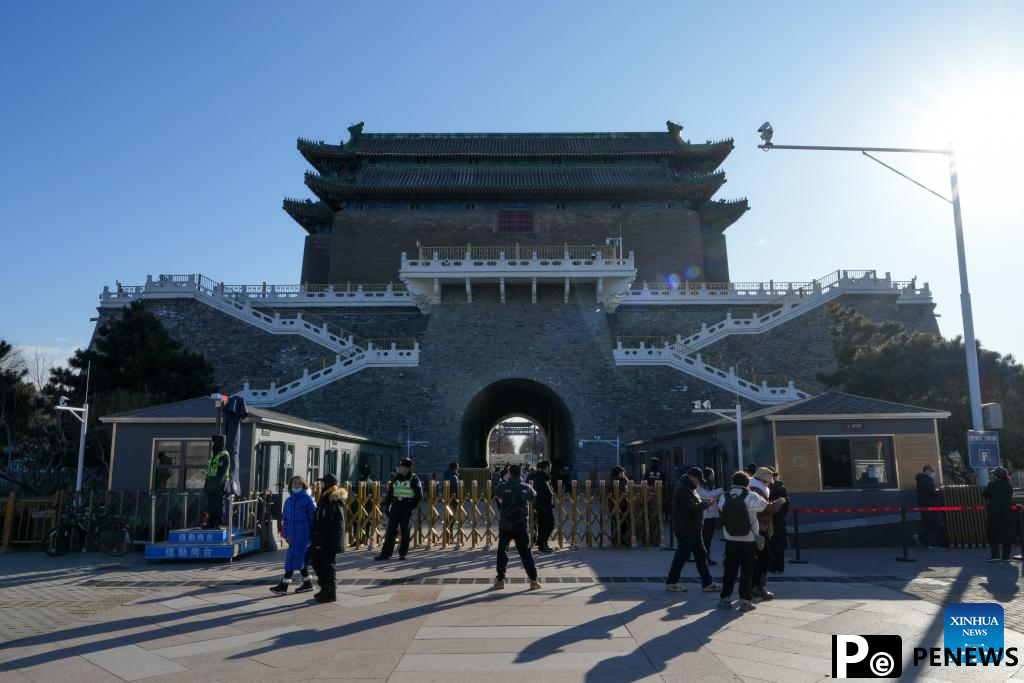 Zhengyangmen Archery Tower in Beijing reopens to public