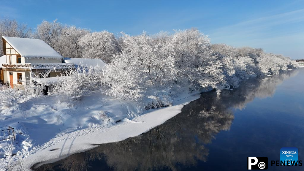 Scenery at scenic spot in Wudalianchi City of China