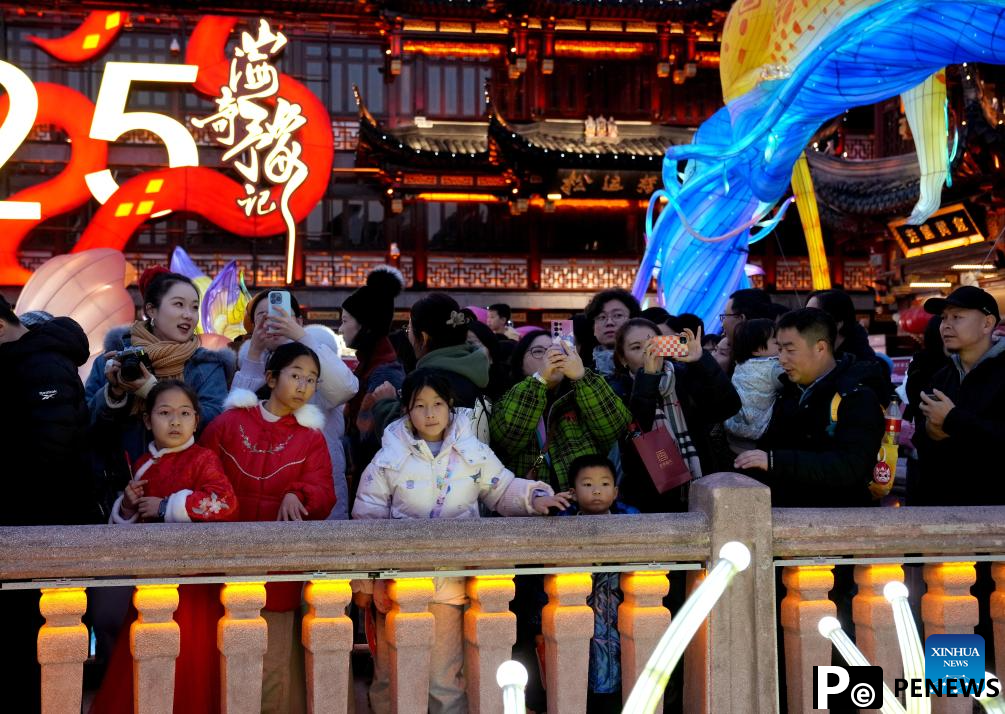 Yuyuan Garden Lantern Festival opens in Shanghai