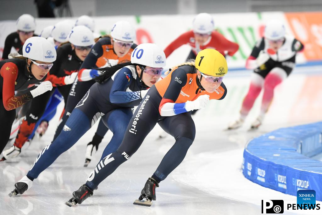 Highlights of ISU World Cup Speed Skating in Beijing