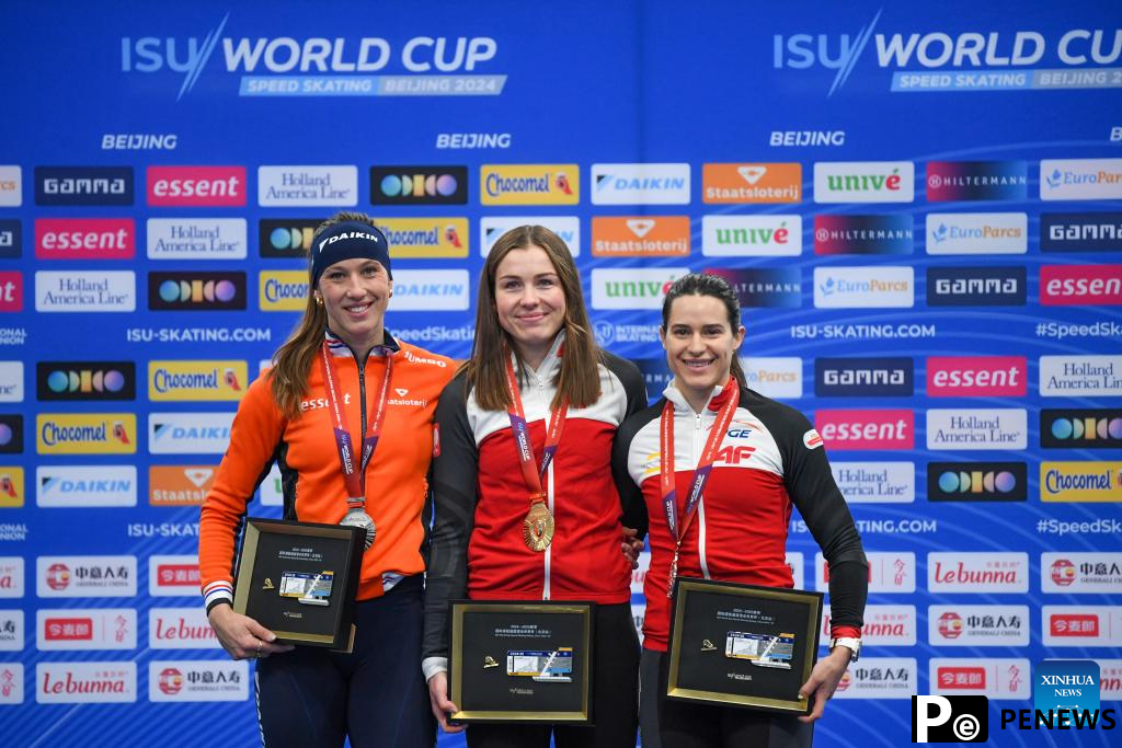 Highlights of ISU World Cup Speed Skating in Beijing
